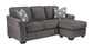 Brise Queen Sofa Chaise Sleeper at Walker Mattress and Furniture Locations in Cedar Park and Belton TX.