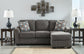 Brise Queen Sofa Chaise Sleeper at Walker Mattress and Furniture Locations in Cedar Park and Belton TX.
