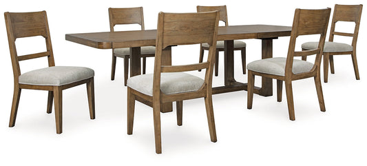 Cabalynn Dining Table and 6 Chairs at Walker Mattress and Furniture Locations in Cedar Park and Belton TX.