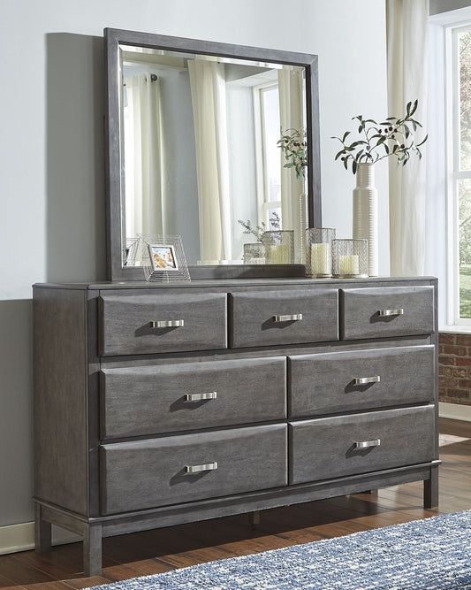 Caitbrook Dresser and Mirror at Walker Mattress and Furniture Locations in Cedar Park and Belton TX.