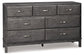 Caitbrook Queen Storage Bed with 8 Drawers with Dresser and Chest at Walker Mattress and Furniture Locations in Cedar Park and Belton TX.