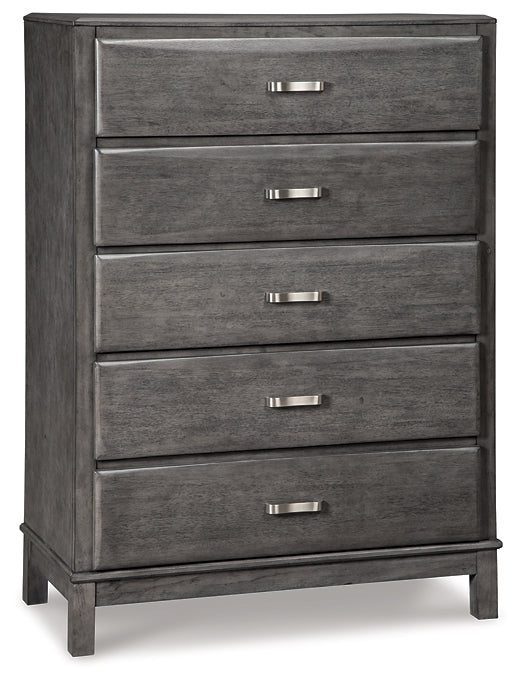 Caitbrook Queen Storage Bed with 8 Drawers with Dresser and Chest at Walker Mattress and Furniture Locations in Cedar Park and Belton TX.