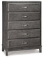 Caitbrook Queen Storage Bed with 8 Drawers with Dresser and Chest at Walker Mattress and Furniture Locations in Cedar Park and Belton TX.