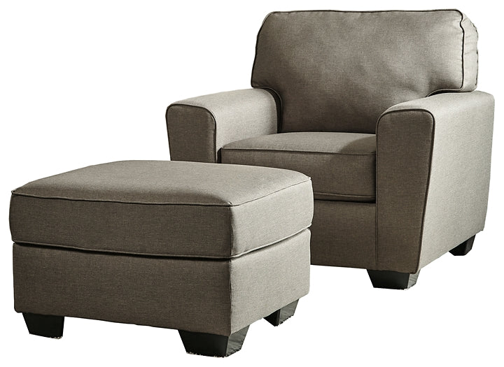 Calicho Chair and Ottoman at Walker Mattress and Furniture Locations in Cedar Park and Belton TX.