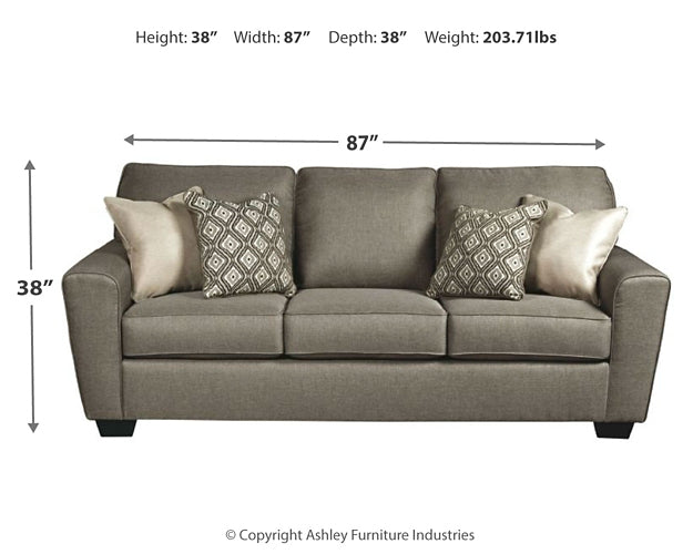 Calicho Queen Sofa Sleeper at Walker Mattress and Furniture Locations in Cedar Park and Belton TX.