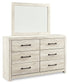 Cambeck Dresser and Mirror at Walker Mattress and Furniture Locations in Cedar Park and Belton TX.