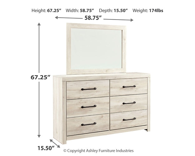 Cambeck Dresser and Mirror at Walker Mattress and Furniture Locations in Cedar Park and Belton TX.