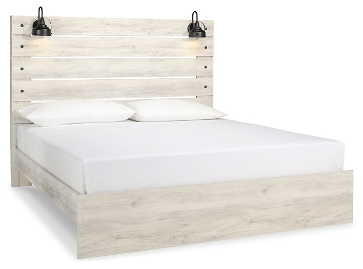 Cambeck Queen Panel Bed at Walker Mattress and Furniture Locations in Cedar Park and Belton TX.