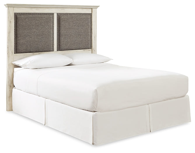 Cambeck Queen Upholstered Panel Headboard with Mirrored Dresser, Chest and Nightstand at Walker Mattress and Furniture Locations in Cedar Park and Belton TX.