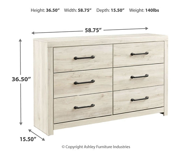 Cambeck Six Drawer Dresser at Walker Mattress and Furniture Locations in Cedar Park and Belton TX.