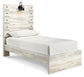 Cambeck Twin Panel Bed with Mirrored Dresser, Chest and 2 Nightstands at Walker Mattress and Furniture Locations in Cedar Park and Belton TX.
