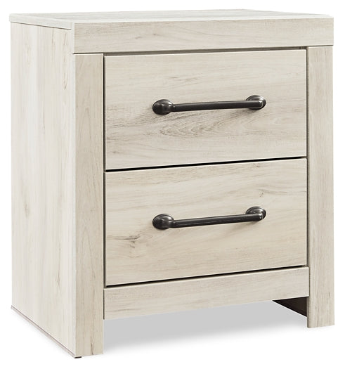 Cambeck Two Drawer Night Stand at Walker Mattress and Furniture Locations in Cedar Park and Belton TX.