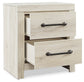 Cambeck Two Drawer Night Stand at Walker Mattress and Furniture Locations in Cedar Park and Belton TX.