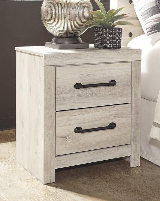 Cambeck Two Drawer Night Stand at Walker Mattress and Furniture Locations in Cedar Park and Belton TX.