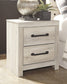 Cambeck Two Drawer Night Stand at Walker Mattress and Furniture Locations in Cedar Park and Belton TX.