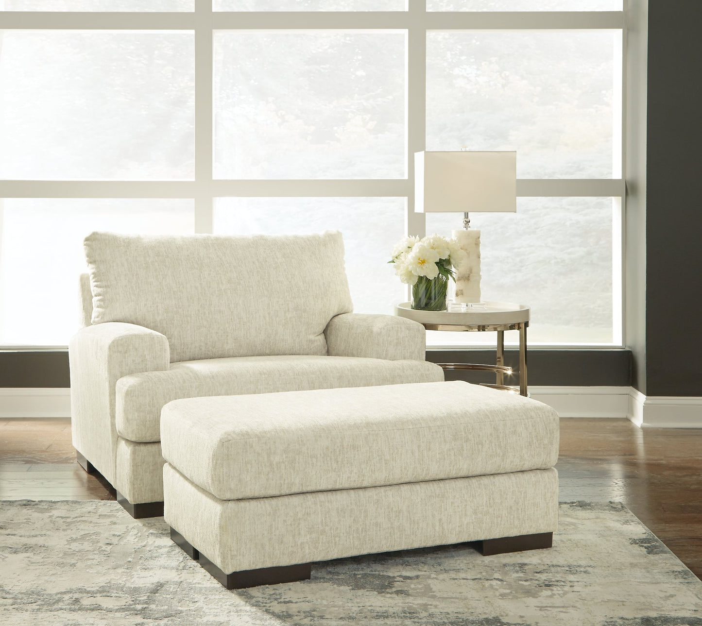 Caretti Sofa, Loveseat, Chair and Ottoman at Walker Mattress and Furniture Locations in Cedar Park and Belton TX.
