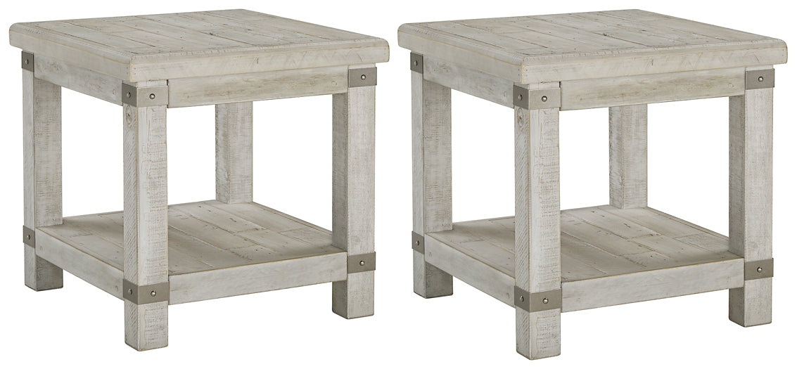 Carynhurst 2 End Tables at Walker Mattress and Furniture Locations in Cedar Park and Belton TX.