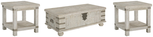 Carynhurst Coffee Table with 2 End Tables at Walker Mattress and Furniture Locations in Cedar Park and Belton TX.
