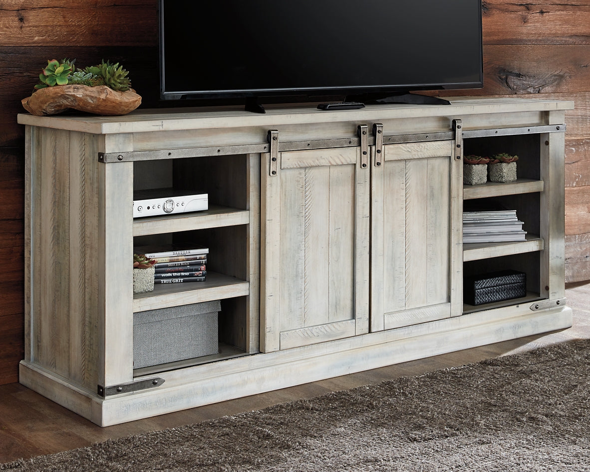 Carynhurst Extra Large TV Stand at Walker Mattress and Furniture Locations in Cedar Park and Belton TX.