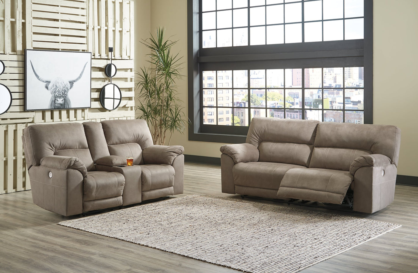 Cavalcade Sofa and Loveseat at Walker Mattress and Furniture Locations in Cedar Park and Belton TX.