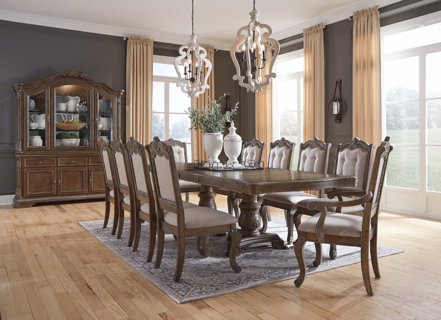 Charmond Dining Room Table at Walker Mattress and Furniture Locations in Cedar Park and Belton TX.
