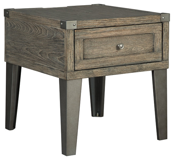 Chazney 2 End Tables at Walker Mattress and Furniture Locations in Cedar Park and Belton TX.