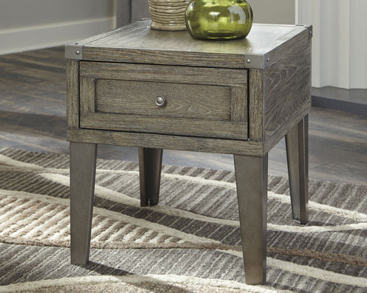 Chazney Rectangular End Table at Walker Mattress and Furniture Locations in Cedar Park and Belton TX.