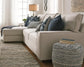 Chevron Pouf at Walker Mattress and Furniture Locations in Cedar Park and Belton TX.