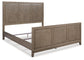 Chrestner California King Panel Bed with Mirrored Dresser and Chest at Walker Mattress and Furniture Locations in Cedar Park and Belton TX.