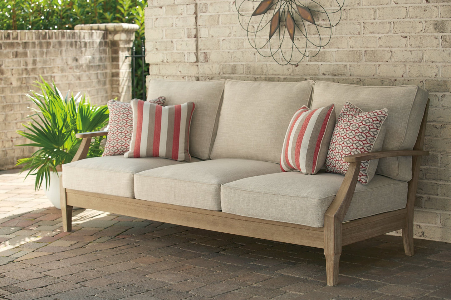 Clare View Sofa with Cushion at Walker Mattress and Furniture Locations in Cedar Park and Belton TX.