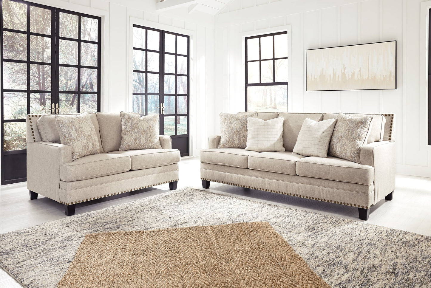 Claredon Sofa and Loveseat at Walker Mattress and Furniture Locations in Cedar Park and Belton TX.