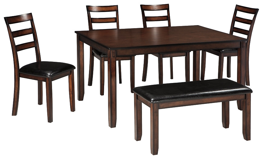 Coviar Dining Room Table Set (6/CN) at Walker Mattress and Furniture Locations in Cedar Park and Belton TX.