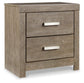 Culverbach King Panel Bed with Mirrored Dresser, Chest and 2 Nightstands at Walker Mattress and Furniture Locations in Cedar Park and Belton TX.