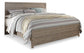Culverbach King Panel Bed with Mirrored Dresser, Chest and 2 Nightstands at Walker Mattress and Furniture Locations in Cedar Park and Belton TX.