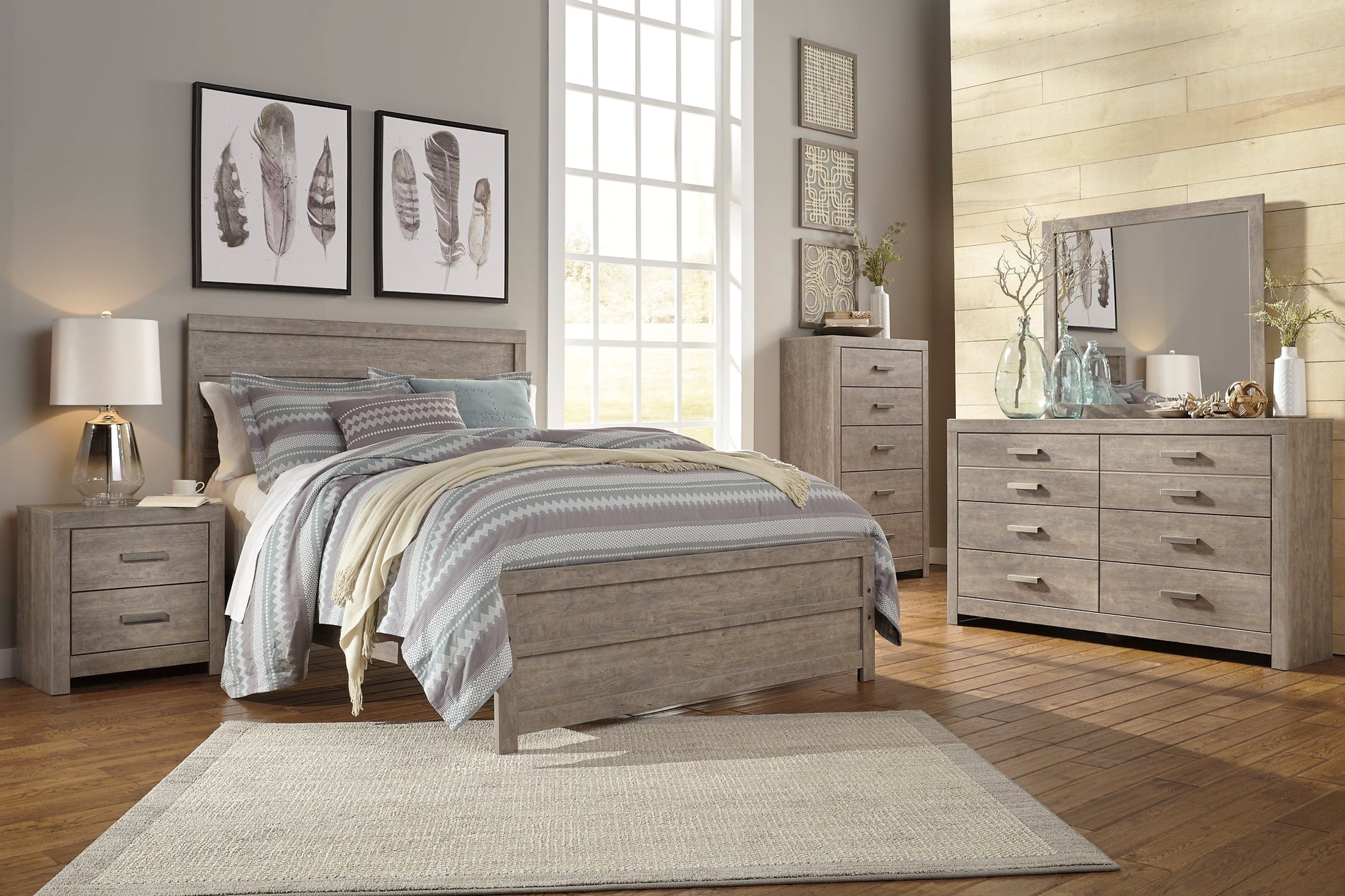 Culverbach Two Drawer Night Stand at Walker Mattress and Furniture Locations in Cedar Park and Belton TX.