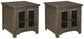 Danell Ridge 2 End Tables at Walker Mattress and Furniture Locations in Cedar Park and Belton TX.