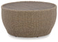 Danson Outdoor Coffee Table with 2 End Tables at Walker Mattress and Furniture Locations in Cedar Park and Belton TX.