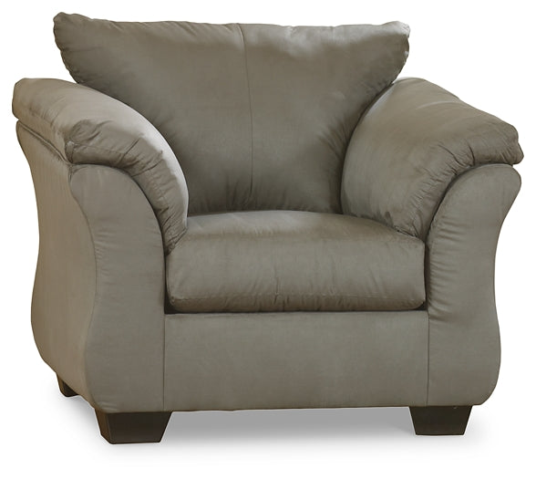 Darcy Chair and Ottoman at Walker Mattress and Furniture Locations in Cedar Park and Belton TX.