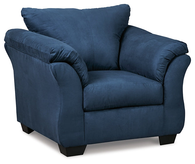 Darcy Chair and Ottoman at Walker Mattress and Furniture Locations in Cedar Park and Belton TX.