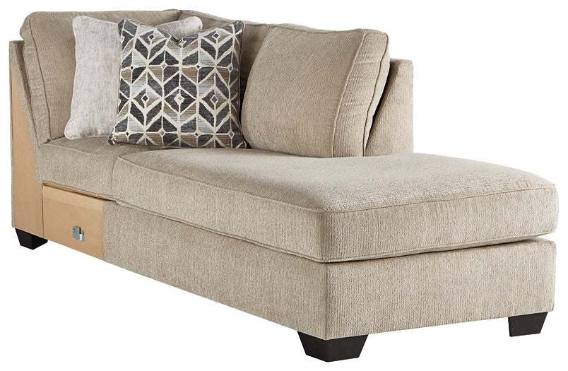 Decelle 2-Piece Sectional with Ottoman at Walker Mattress and Furniture Locations in Cedar Park and Belton TX.