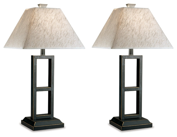 Deidra Metal Table Lamp (2/CN) at Walker Mattress and Furniture Locations in Cedar Park and Belton TX.