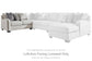 Dellara 3-Piece Sectional with Chaise at Walker Mattress and Furniture Locations in Cedar Park and Belton TX.
