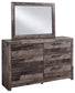 Derekson Dresser and Mirror at Walker Mattress and Furniture Locations in Cedar Park and Belton TX.