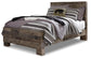Derekson Full Panel Bed with Mirrored Dresser and Chest at Walker Mattress and Furniture Locations in Cedar Park and Belton TX.