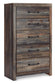 Drystan Full Bookcase Bed with 2 Storage Drawers with Mirrored Dresser, Chest and Nightstand at Walker Mattress and Furniture Locations in Cedar Park and Belton TX.