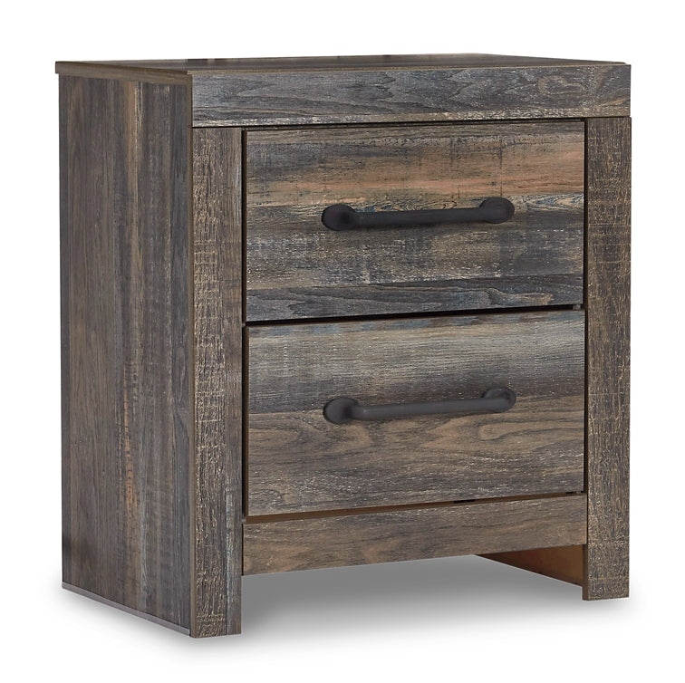 Drystan Full Bookcase Bed with 2 Storage Drawers with Mirrored Dresser and 2 Nightstands at Walker Mattress and Furniture Locations in Cedar Park and Belton TX.