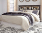 Drystan King/California King Bookcase Headboard with Mirrored Dresser and Chest at Walker Mattress and Furniture Locations in Cedar Park and Belton TX.