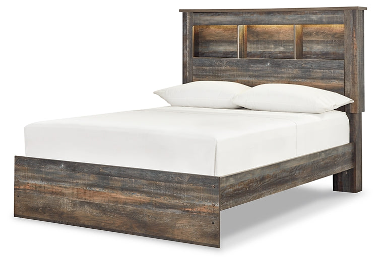 Drystan Queen Bookcase Bed at Walker Mattress and Furniture Locations in Cedar Park and Belton TX.
