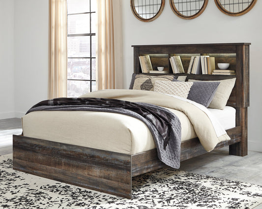 Drystan Queen Bookcase Bed at Walker Mattress and Furniture Locations in Cedar Park and Belton TX.