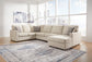 Edenfield 3-Piece Sectional with Ottoman at Walker Mattress and Furniture Locations in Cedar Park and Belton TX.